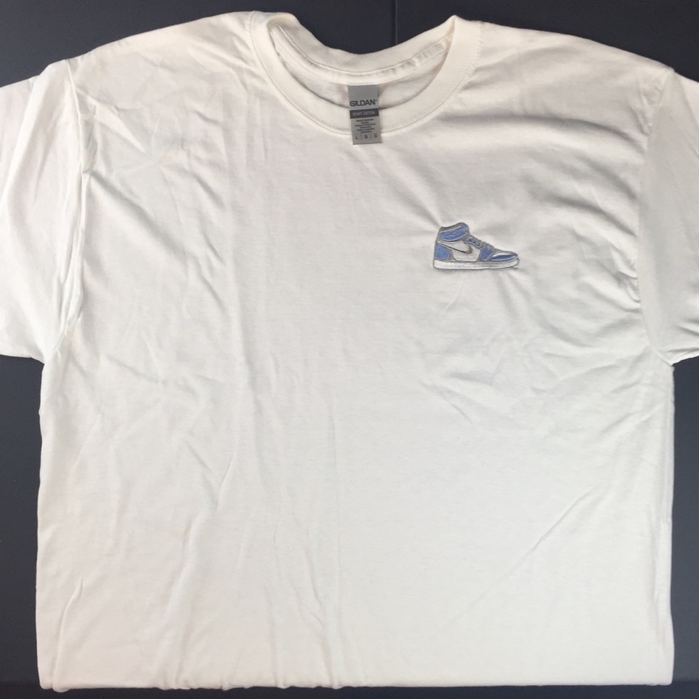 Custom Jordan 1 embroidered t-shirt